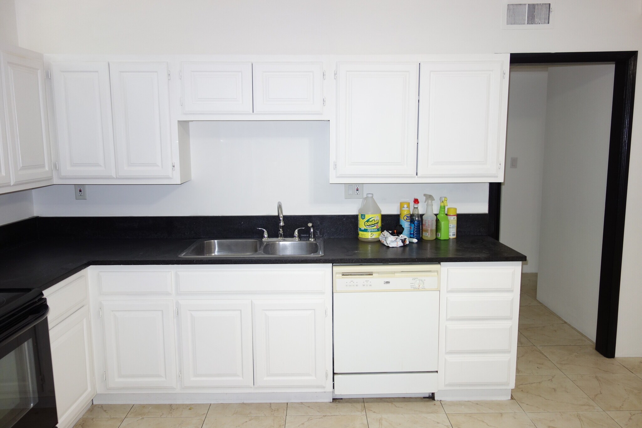 kitchen view, double basin sink and lots of cabinet storage - 1745 S Birmingham Ave