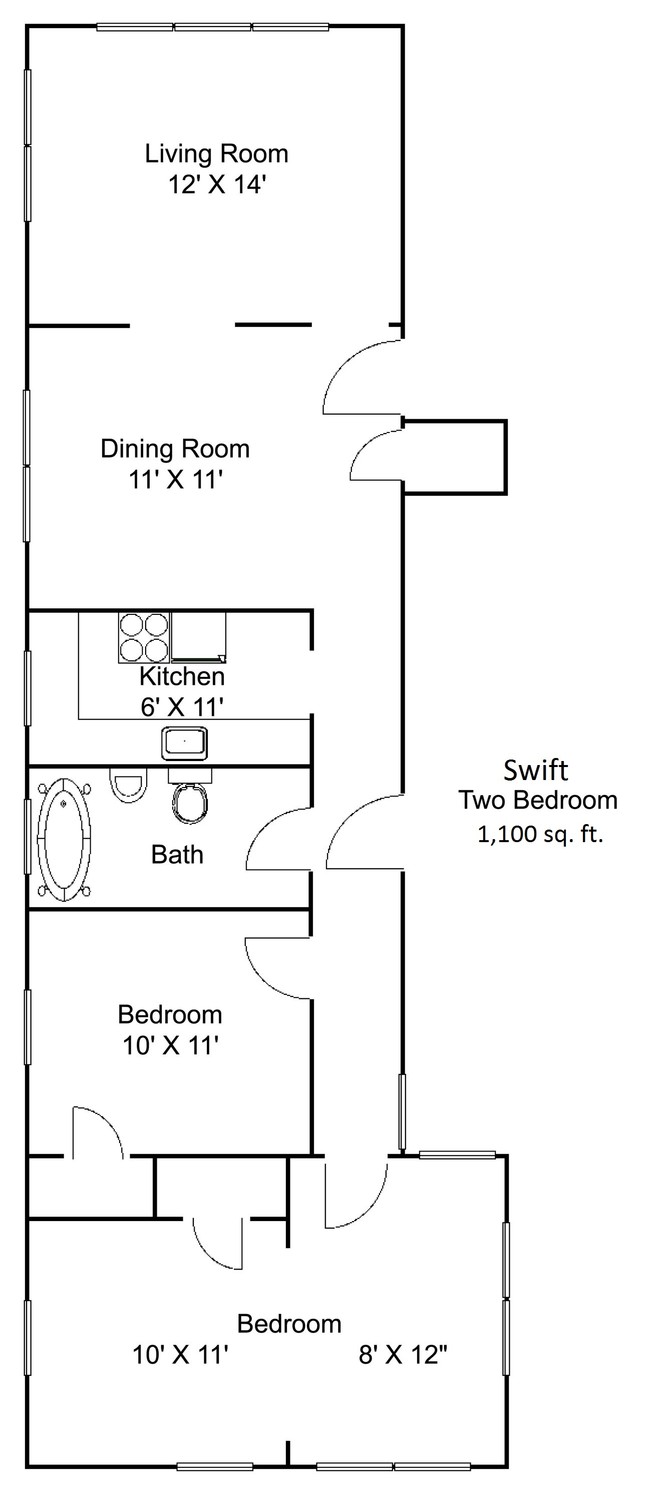 Floorplan - The Breton Apartments