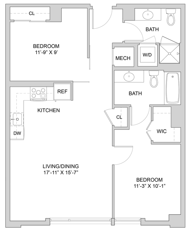 Floorplan - The Modern at Art Place
