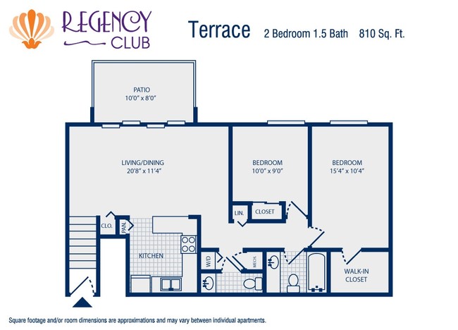 2BR/1.5BA - Regency Club Townhomes & Apartments