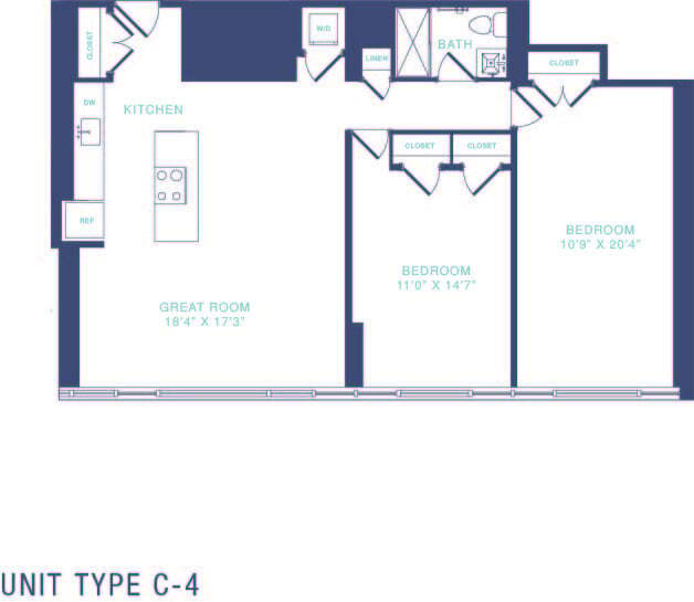 Floorplan - The Dane Apartments