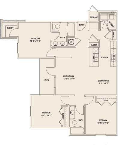 2BR/2BA - Westshore Palms