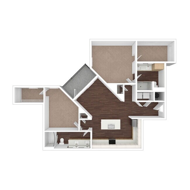 Floorplan - Evren Apartments of Lees Summit
