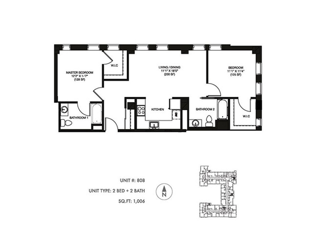 Floorplan - Somerset Place Apartments