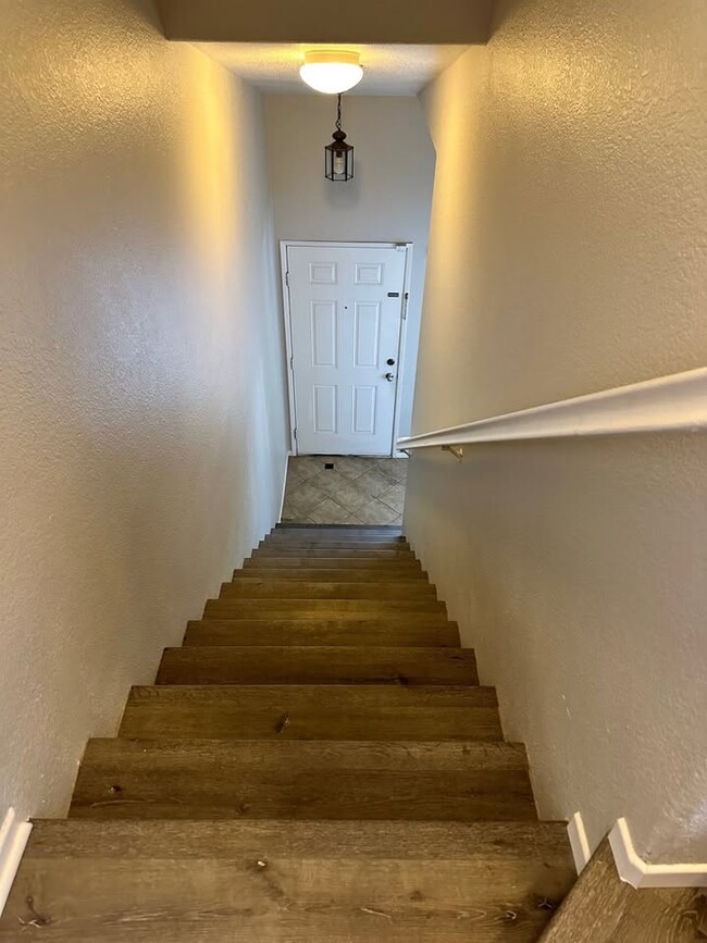 stairs from garage to living area - 1715 Paseo Aurora