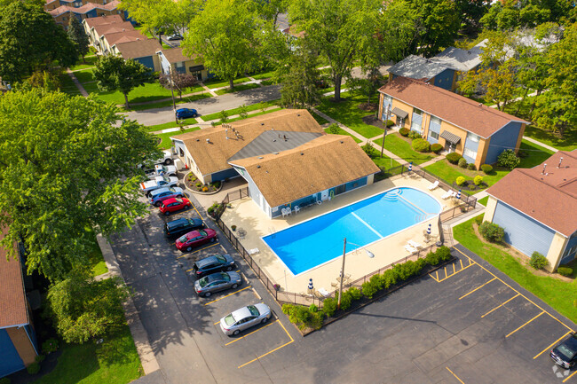 Aerial View of Crescent Gardens - Crescent Gardens Apartments