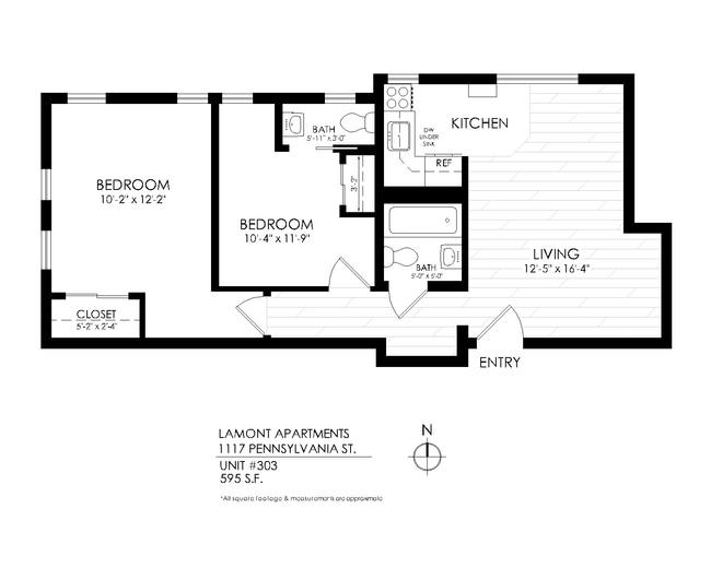 Floorplan - LaMont Apartments