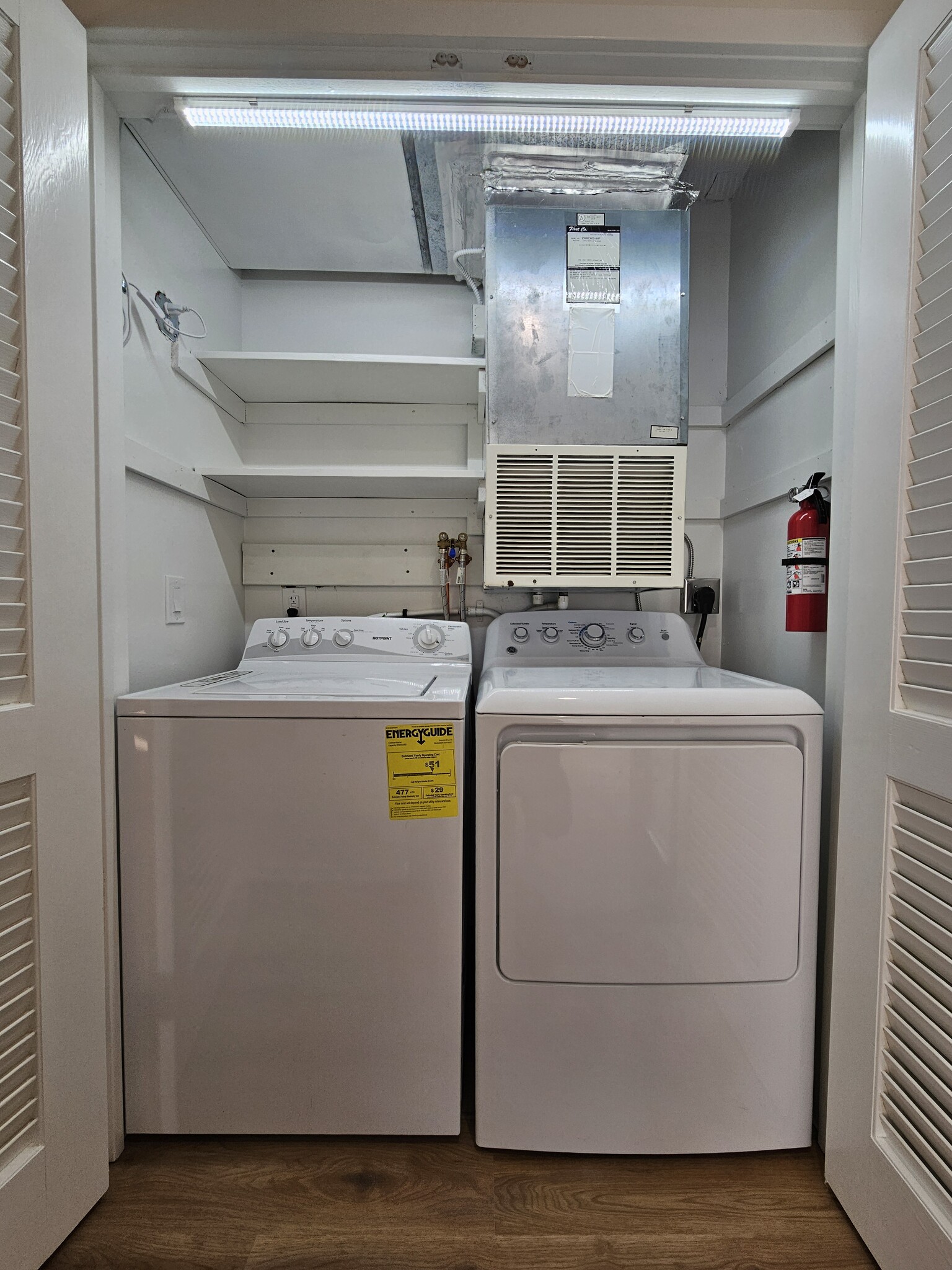 Convenient in-unit laundry closet - 93 Heritage Vlg