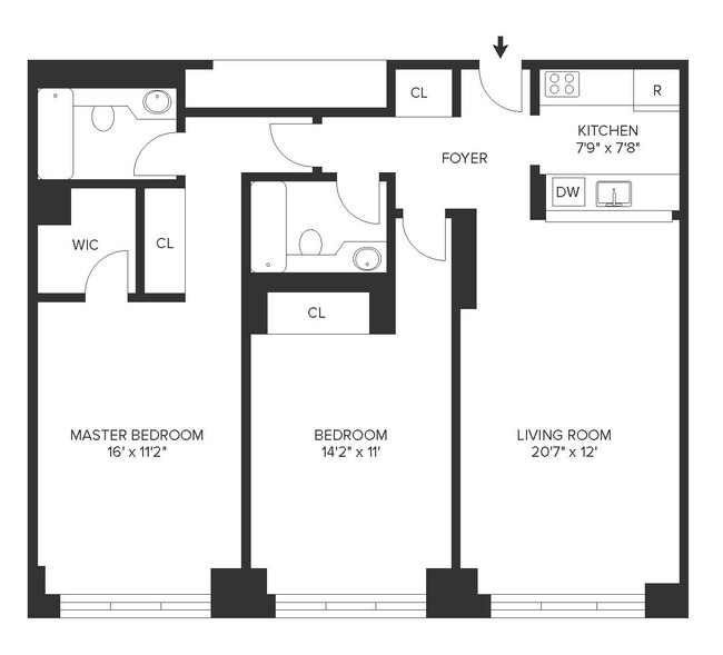 Floorplan - The Ellington