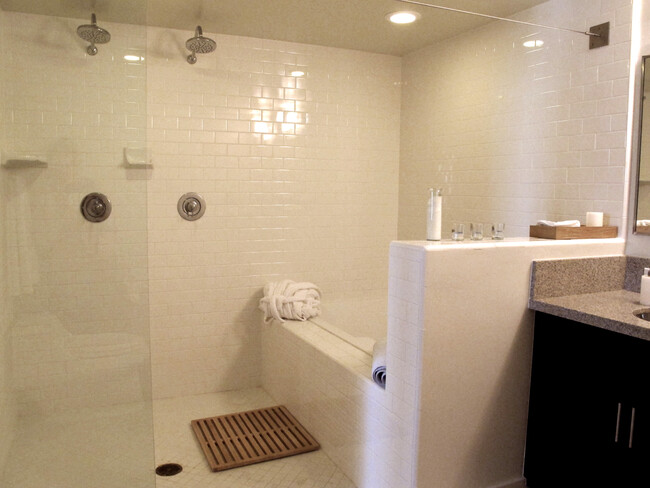 Master Bath dual shower - 4141 Glencoe Ave