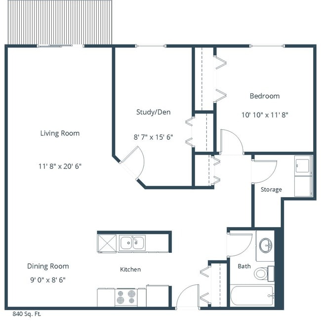 Floorplan - Columbia West Apartment Community