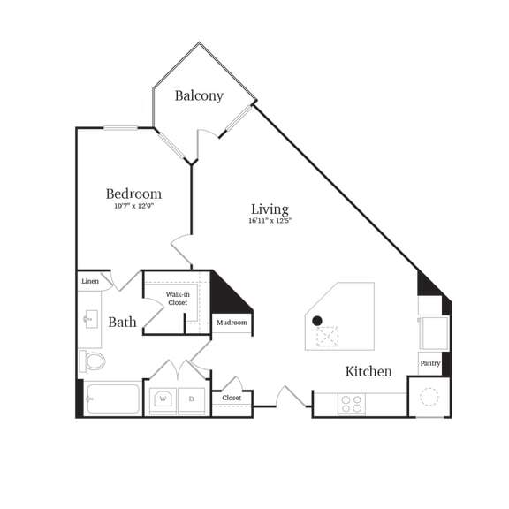 Floorplan - Vance at Bishop Union