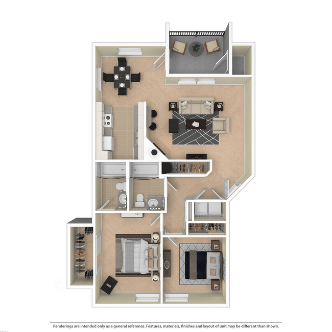 Floorplan - Gravens Grove Apartments