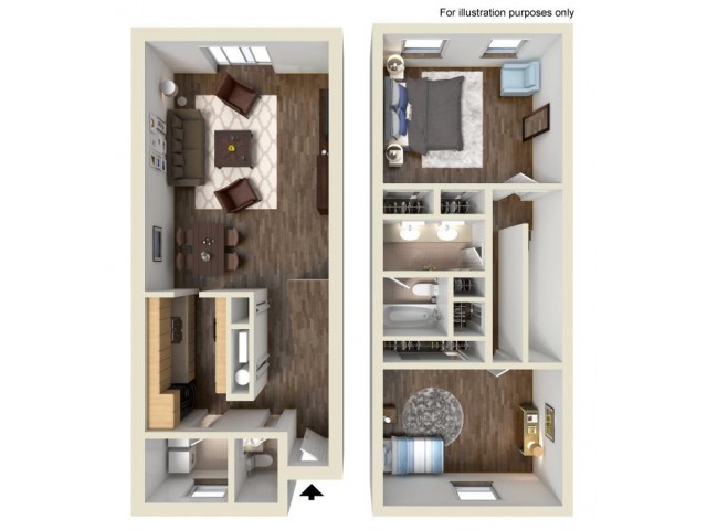 Floorplan - Private Reserve Townhomes