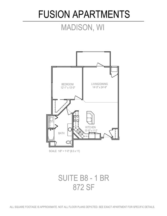 Floorplan - Fusion at 841