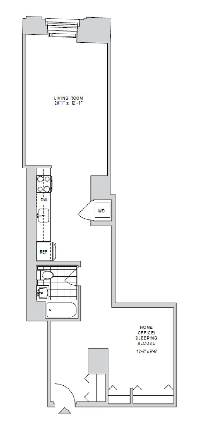 Floorplan - 70 Pine Apartments