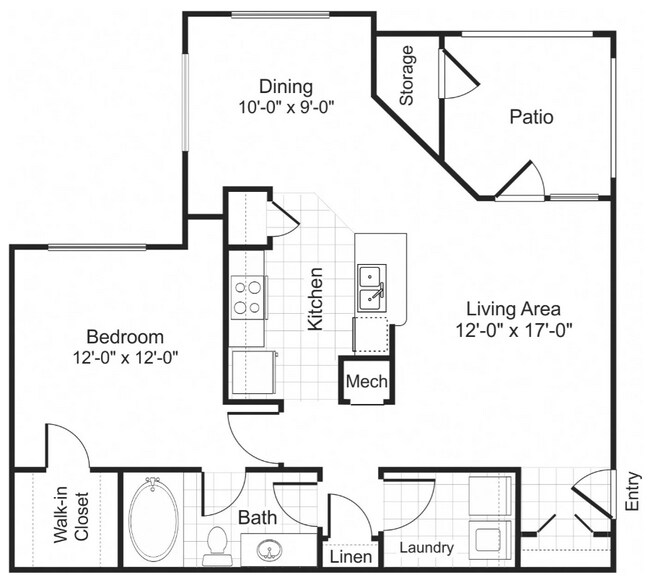 Floorplan - Falls Pointe at the Park