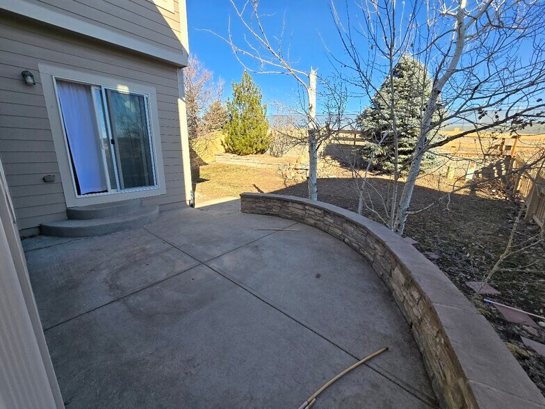 Patio and Backyard - 11105 Woodhurst Cir