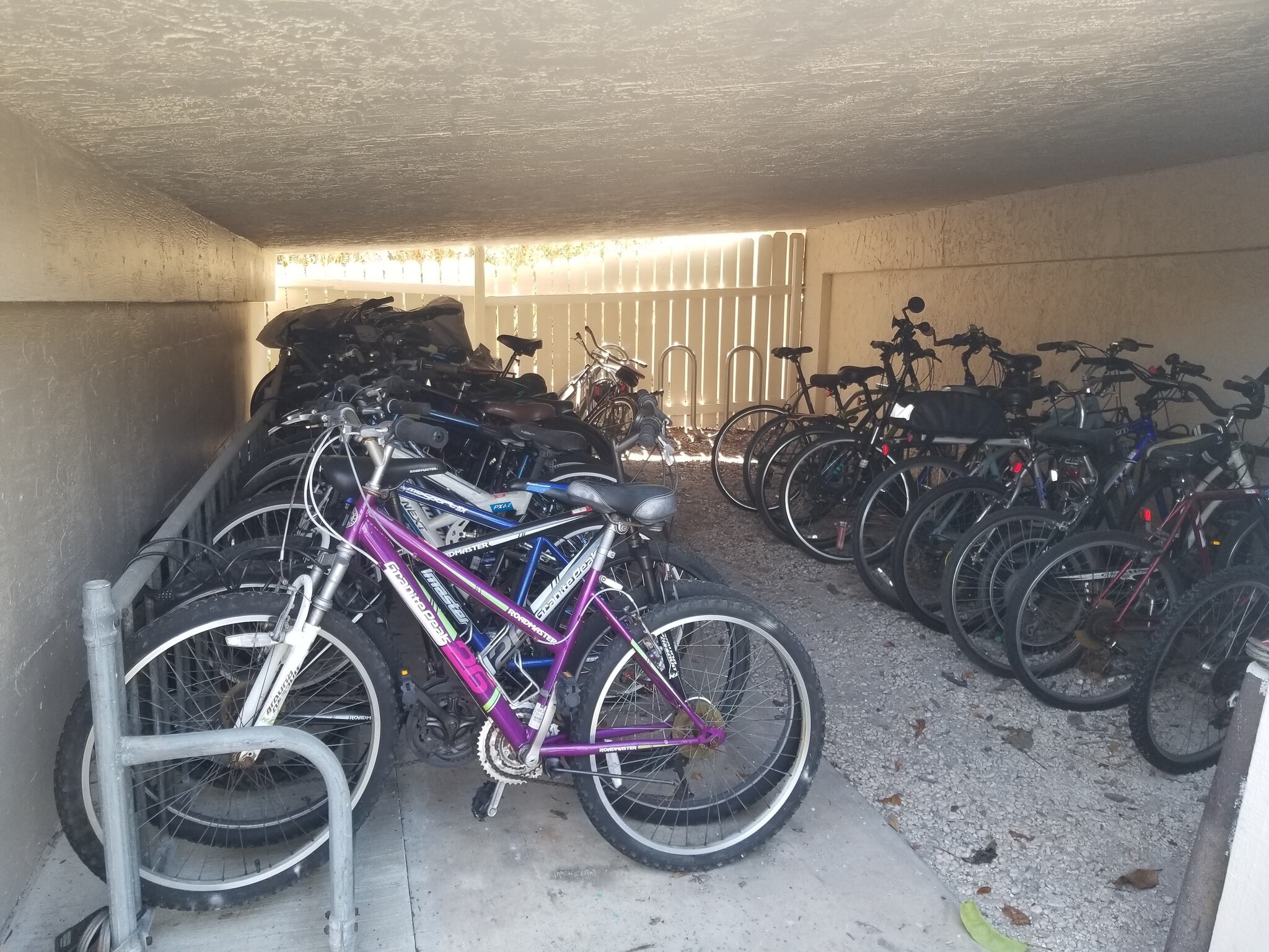 One bike rack area - 6269 Palma del Mar Blvd S