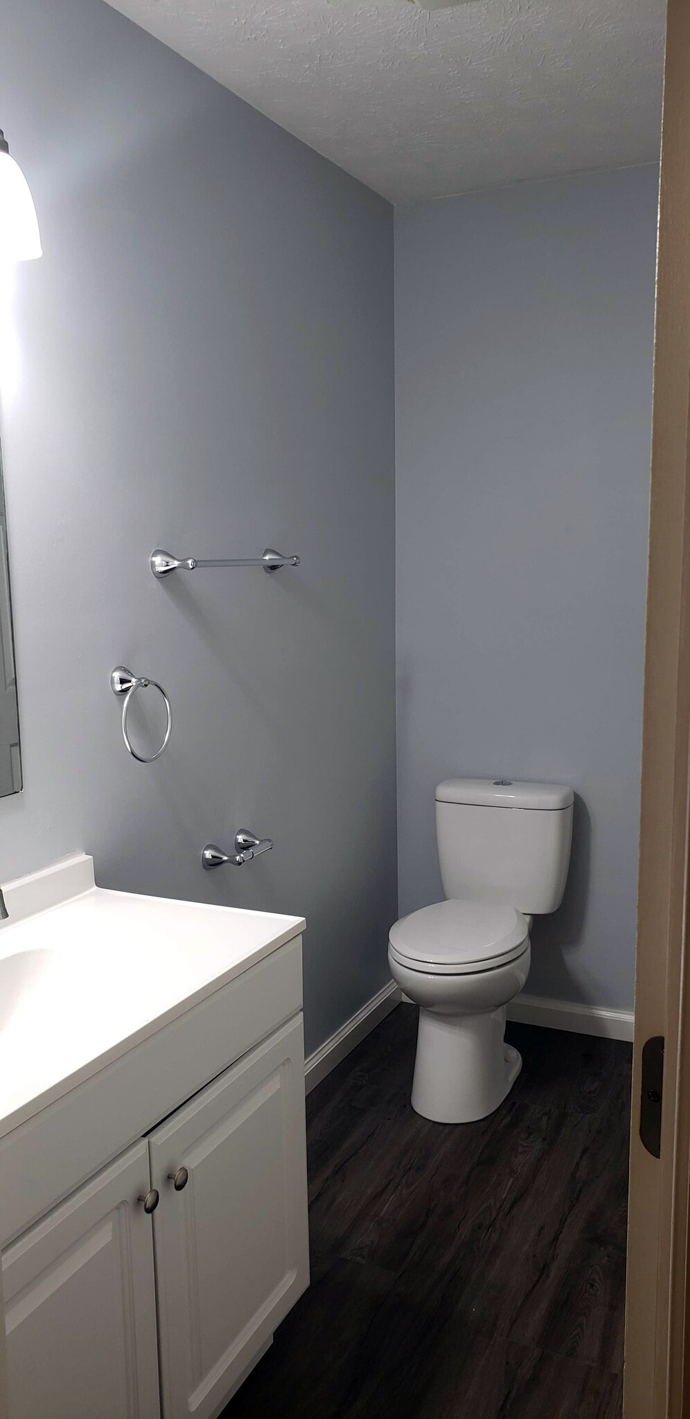 new commode and towel racks - 1360 Shipley church rd