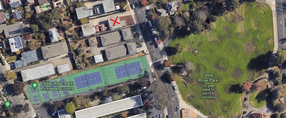 Ariel view of property & surrounding area - 1339 Rose St