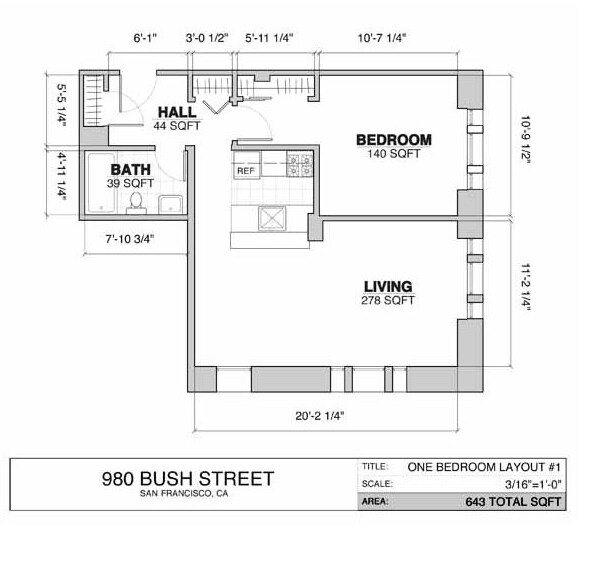 1BR/1BA - 980 Bush
