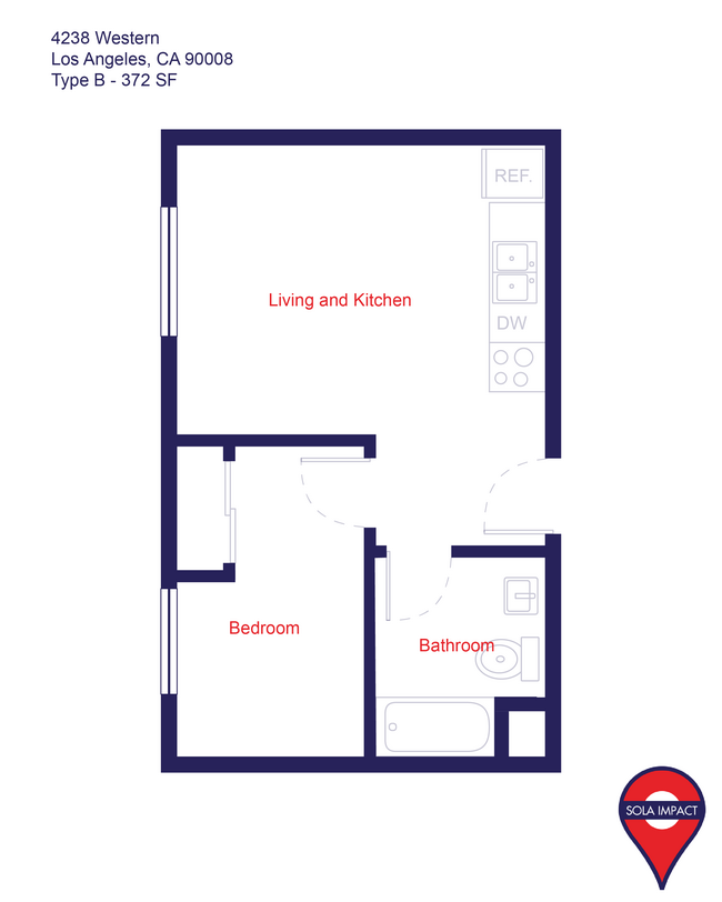 Floorplan - 4238 S. Western Ave