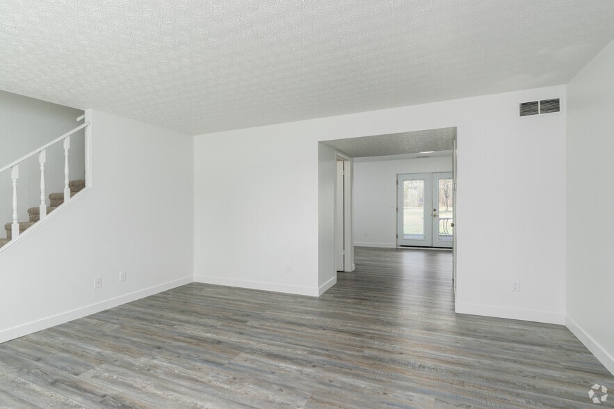 3BR, 2BA - 1,300SF - Living Room - Westmont Apartments