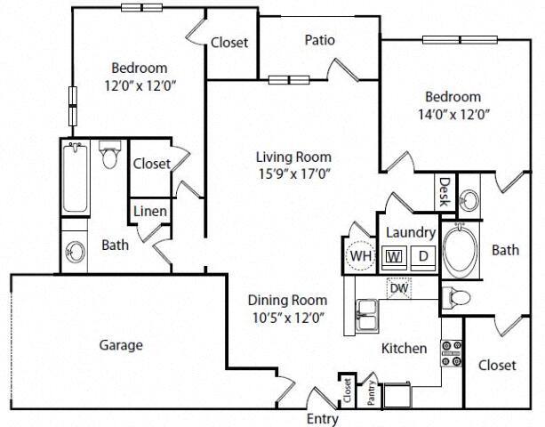 Floorplan - The Villas at Shadow Creek