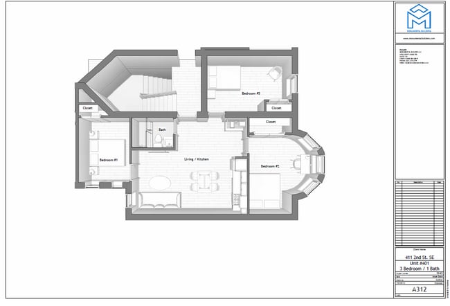 Floorplan - Brand-New Luxury Residences in the Heart of Historic Capitol Hill