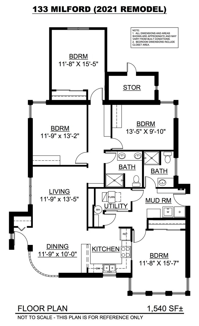 Floor Plan - 133 Milford St