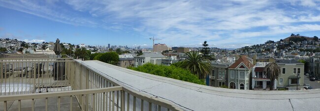 private roof deck view - 1596 Dolores St