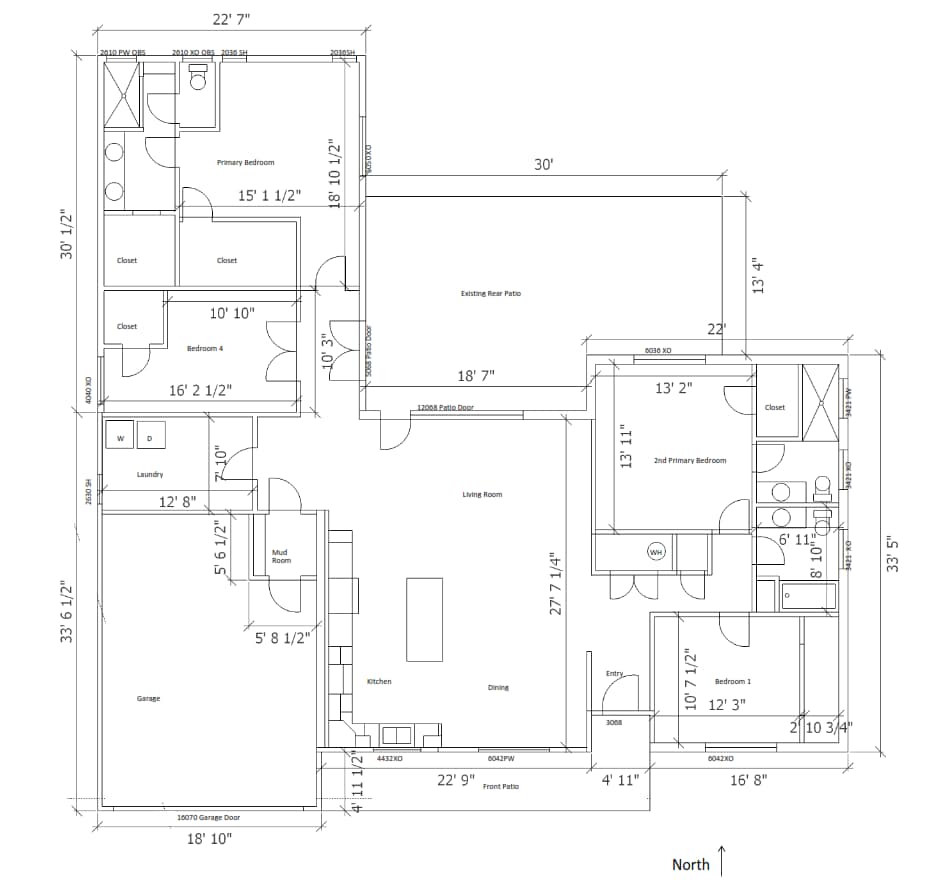 Floor Plan - 1332 E Galvin St