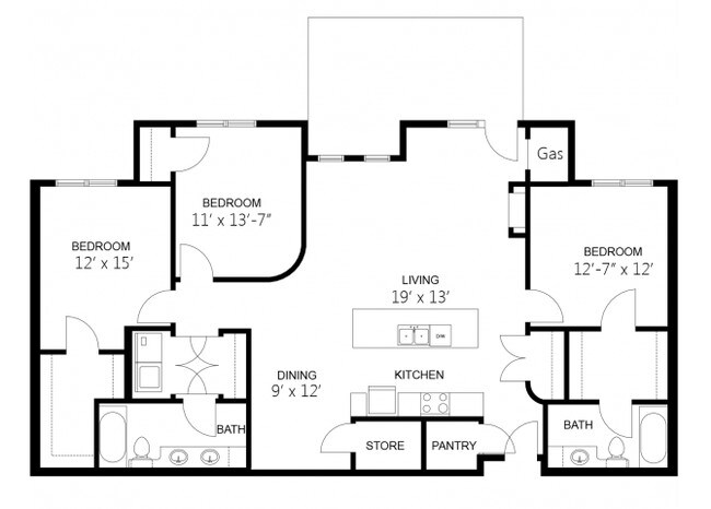 Floorplan - Siena Apartment Homes