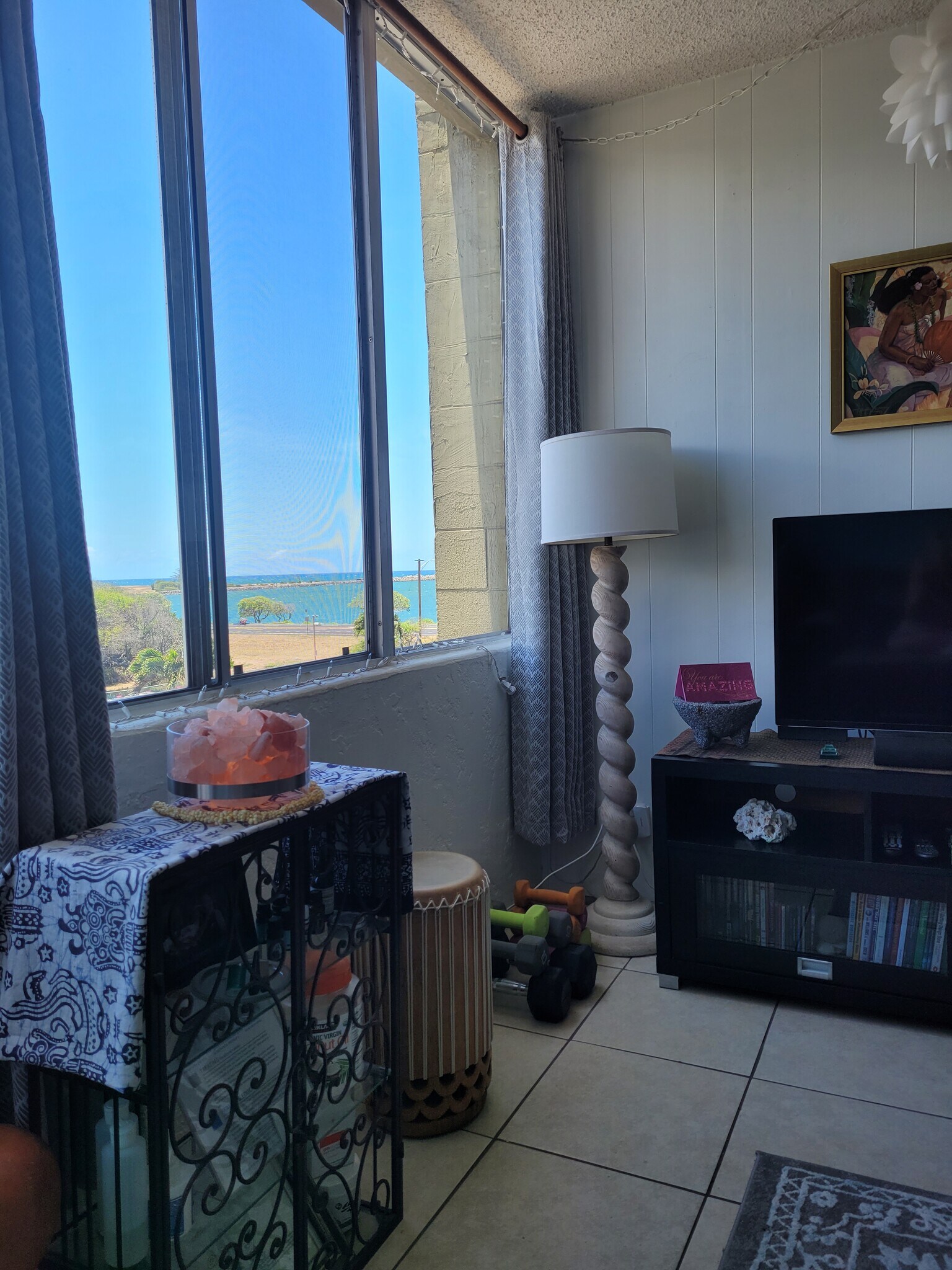 Living Room Ocean View - 111 Kahului Beach Rd