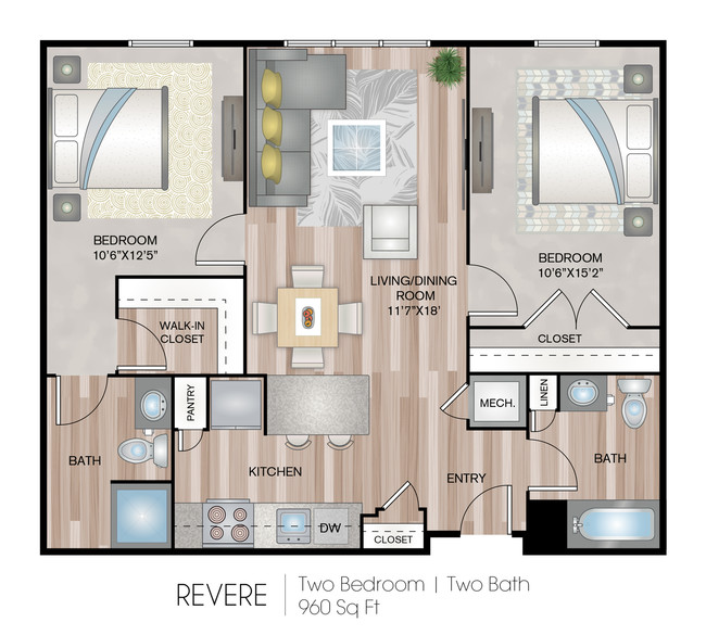 960 Square Feet - One Webster