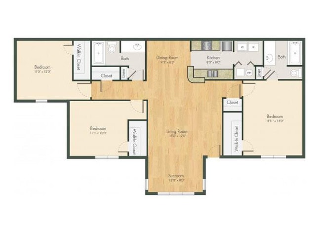 Floorplan - Addison on Cobblestone