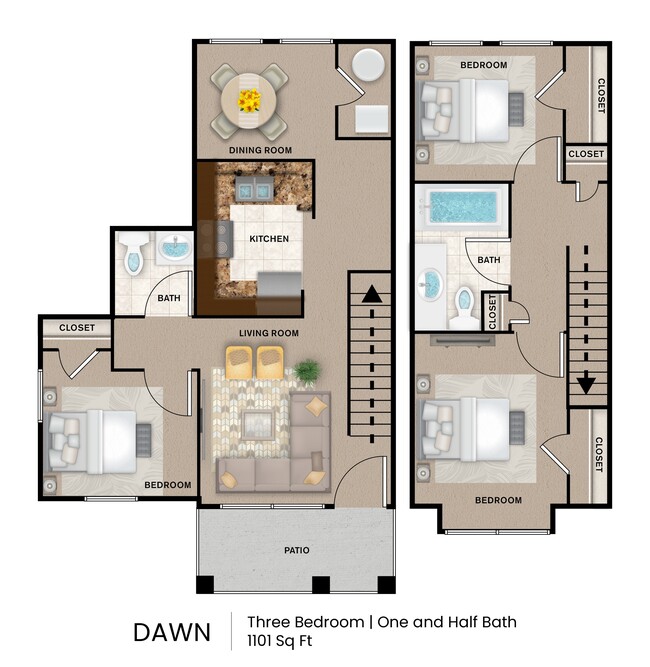 Floorplan - Countryside Village Apartments