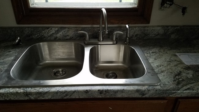 Kitchen with new sink and appliances - 217 S Water St