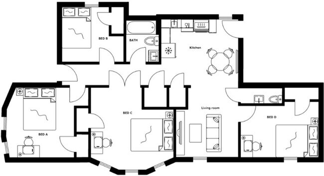 Building Photo - Room in Shared 4 bed/1.5 bath home