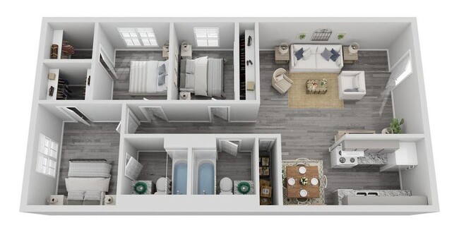 Floorplan - Camino Del Sol Apartments