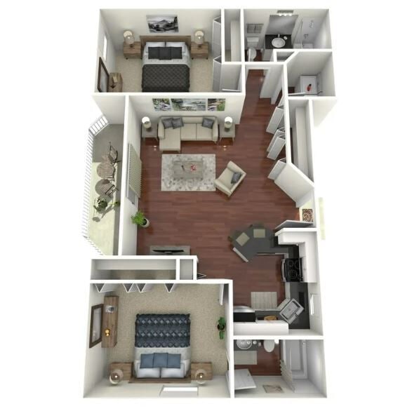 Floorplan - Buffalo Creek Apartments