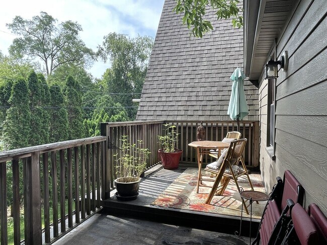 Balcony off Master - 810 Brinsmere Dr