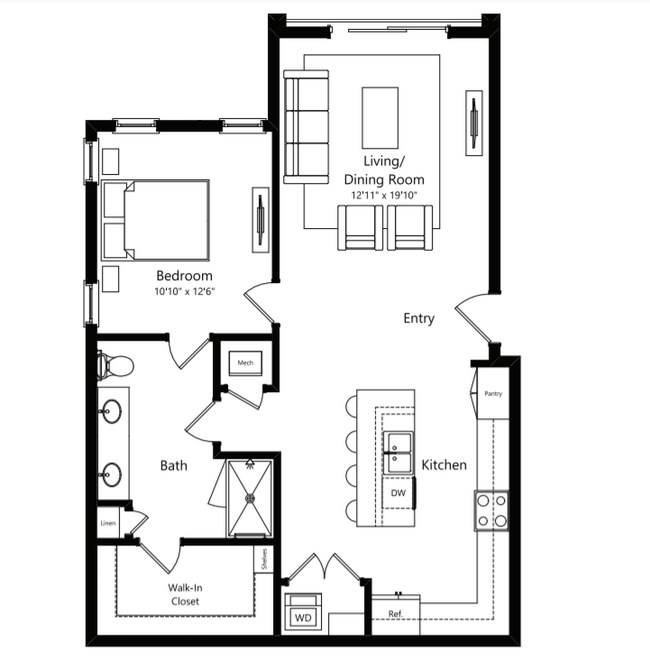 Floorplan - The Saint Mary