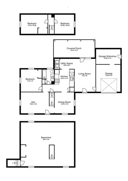 Floor Plan - 975 Saratoga Rd