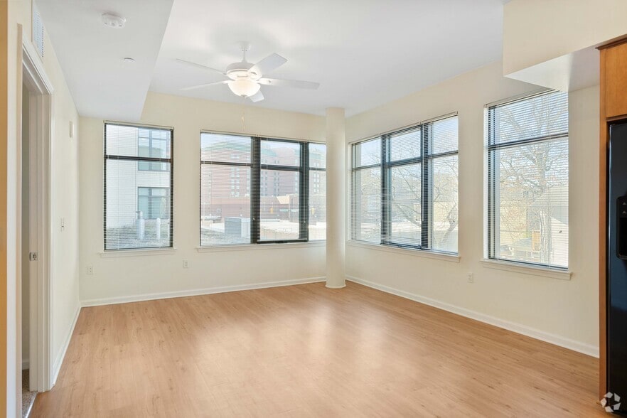 2BR, 1.5BA - 886SF - Living Room - Terwilliger Place