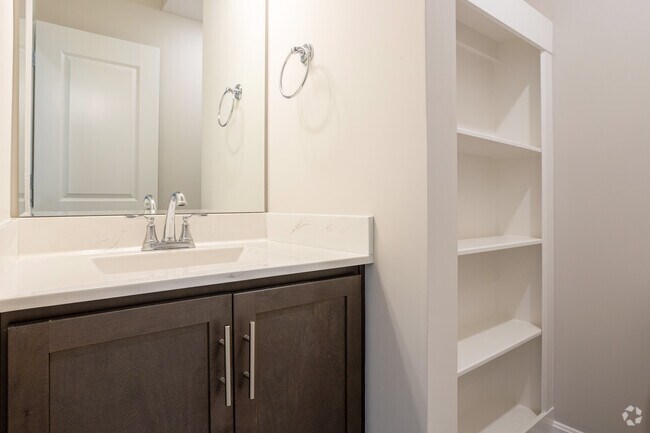 2BR, 2.5BA - 1,306 SF - Downstairs Bathroom - Brentlinger Park