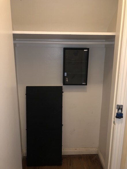 Medicine cabinet storage space - 1809 Michigan Ave