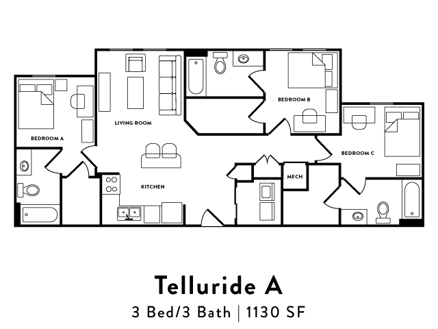 Floorplan - Point at Ames