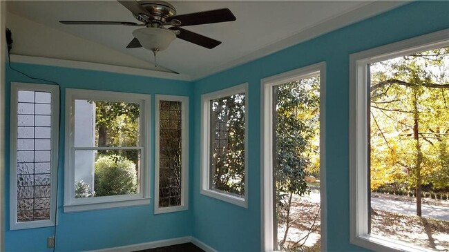 Lots of natural light in this Sunroom - 802 S Candler St